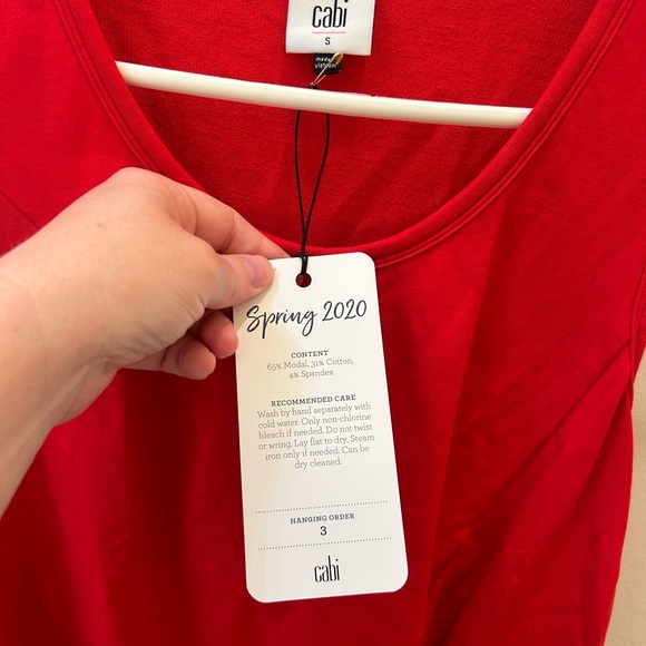 NWT CAbi Sleeveless Knotted Tank - Picture 3 of 6